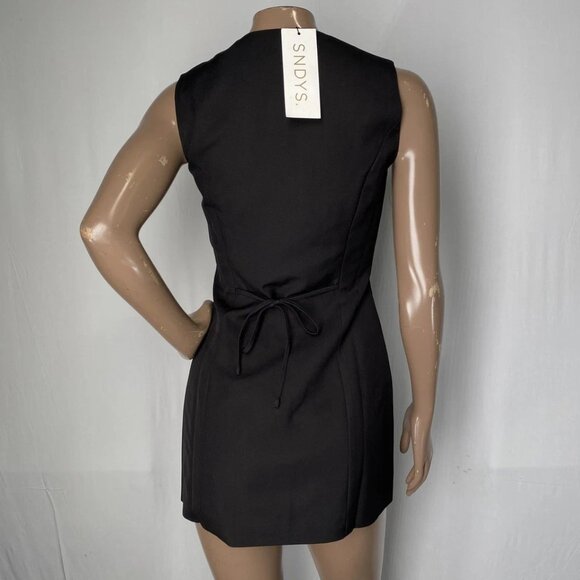 SNDYS Women's Black A-Line Mini Dress Size S | New with Tags - Picture 8 of 11